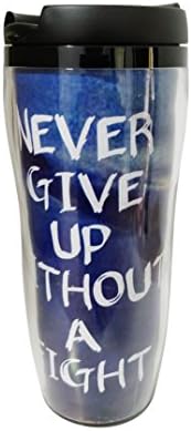 12oz Travel Tumbler Mug with Spill Proof Lid Lightweight Double Wall Vacuum Insulated Keeps Coffee or Tea Hot for 8Hrs or Water Cold for 10Hrs