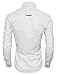 TAM WARE Mens Inner Plaid Oxford Cotton Button Down Dress Shirts TWNEL565S-319S-WHITE-US M