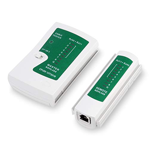 Professional RJ45 RJ11 Cat5 Cat6 LAN Cable Tester Hand-held Network Cable Tester Telephone Line Detector Tracker Tool Kit