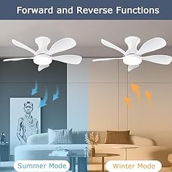 FUMLTP 33In Low Profile Ceiling Fans with Lights
