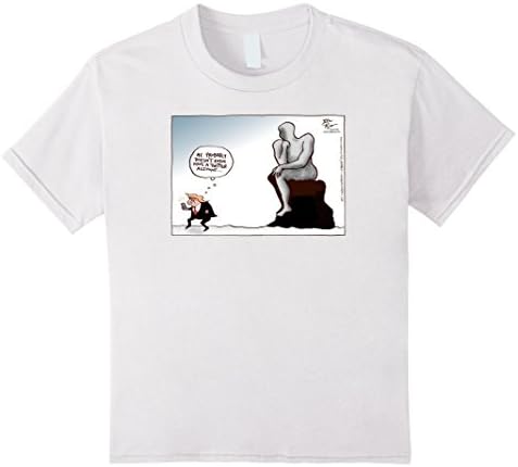 Kids Joel Pett: The Tweeter and The Thinker T-shirt 10 White