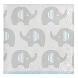 Creative Converting Little Peanut Boy Party Cute Elephant Napkins