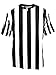 Mato & Hash Children's Referee Shirt Ref Costume Toddlers Kids Teens L
