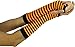 ToBeInStyle Women's Striped 100% Nylon Arm Length Warmers