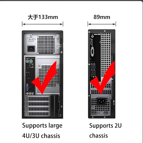 Xynsviu GeForce GT 740 Grafikkarte Low Profile 2GB GPU PC 4 Monitor HDMI Port GDDR5 128 Bit DirectX 12 PCI Express X16 3.0 Mehr Monitor Unterstützung Grafikkarte (GT740 2G 4HDMI)