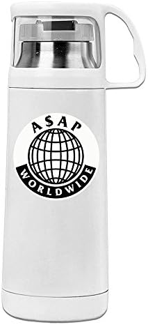 MeiXue Asap Rocky Logo Vacuum Cup Water Bottle White