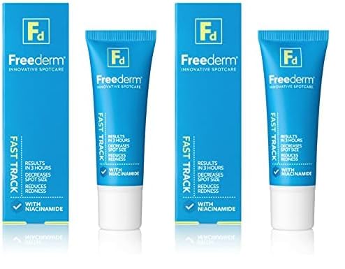 FREEDERM Fast Track Visibly Reduces the Appearance of Individual Spots Within 3 Hours with Niacinamide, Clear, 25g (Pack of 2)