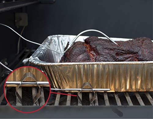 BBQ Butler Meat Thermometer Probe Holder - Works for Ambient Temperature Readings for Smokers/Grills/Ovens - Thumbnail 6