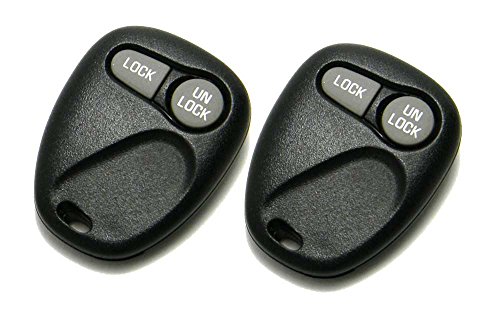Pair of OEM Electronic GM 2-Button Keyless Entry Remote (FCC ID: ABO1502T / P/N: 16245100-29, 16245102)