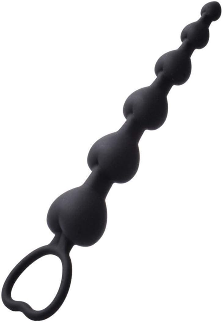 LLFX Silicone Huge Amàl Plug Pull Beads Dilator Soft Fit Skin for Women Massage Toy Jeans,Sunglasses