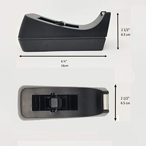 image for Joe's Office USA Desktop Tape Dispensers (2 pack), Bundle Includes: 2 