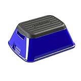 Anti-Tip Safe-T-Stool and Carry Basket Color: Blue