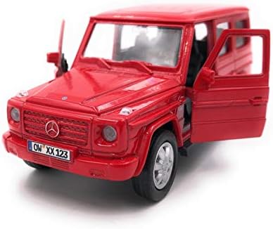 Onwomania G-Class model car with desired license plate in red Scale 1:34 (licensed)