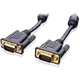Cable Matters Gold Plated VGA Monitor Cable with Ferrites 10 Feet, Bare Copper