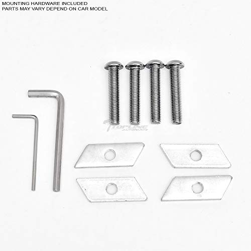 Topline Autopart S/S Stainless Steel Steel Chrome Truck Bed Side Bars Rail For 2004-2014 Ford F150 Styleside 6.5 Feet 78" bed