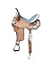 Silver Royal Desert Hope Barrel Saddle w/ White Hair Overlaythumb 1