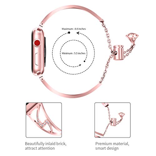 4 Bracelet+Ladies+Stainless+Jewelry+Wristband