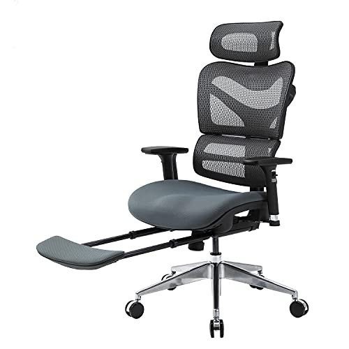 YAMASORO Ergonomic Office Chair, High Back Reclining Breathable Mesh