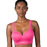 New Balance Women's Sports Bra with Molded Cups, High Impact Athletic Workout Set, Crisscross Strap, Seamless Bra for Women,