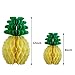 TOODOO 6 Pieces Tissue Paper Pineapples for Party Supplies Table Decoration Hawaiian Theme Wedding Home Decor