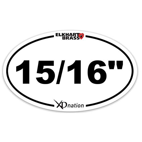 99610060 Elkhart Brass 3 pcs 15/16" Sticker Set