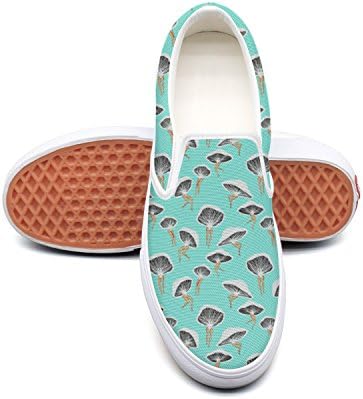 Lalige Ballet Mushroom Women's Cute Canvas Slip-on Walking Shoe