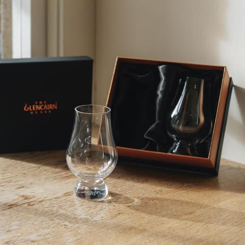 Glencairn Whisky Glasses Set of 2 in Gift Box – Premium Crystal Tasting Glassware for Scotch, Bourbon, Single Malt – Whisky Gift for Men, Dad– 200ml – Lead-Free