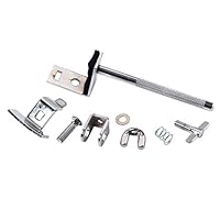 Eve.Ruan Metal Bass Drum Hoop Mount Cowbell Holder Clamp for Drummer Drum Hardware