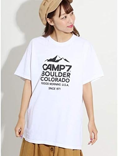 Amazon ウィゴー メンズ Wego ウィゴー Camp7 ロゴプリントtシャツ ホワイト M Tシャツ カットソー 通販