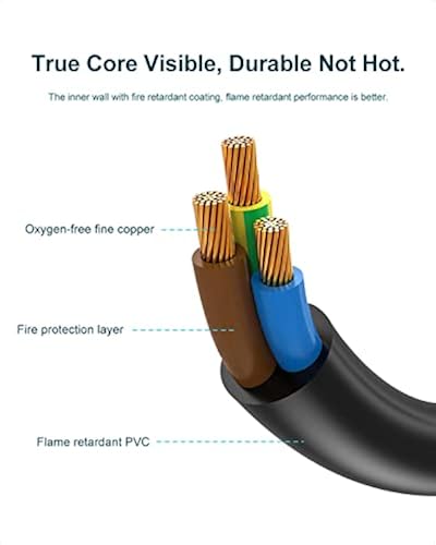 Onerbl AC Power Cord Replacement For Ion Audio Block Rocker IPA163A IPA163 Party Max IPA137 Explorer XL IPA150X Tailgater Plus IPA98 Portable Outdoor Speaker Power Supply Cord Cable