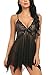 Avidlove Women Lingerie Lace Babydoll V Neck Sleepwear Strap Chemise