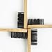Bamboo Toothbrush, Recyclable Toothbrushes, Biodegradable, Eco Friendly, Vegan, Wood, Plastic Free, Charcoal Infused BPA Free Bristles, Teeth Whitening- Pack of 4