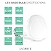 LUXRITE BR20 LED Bulb, 45W Equivalent, 6500K Daylight, Dimmable, 460 Lumens, R20 LED Flood Light Bulb 6.5W, Energy Star, Damp Rated, E26 Base, Perfect for Recessed and Track Lighting (4 Pack)