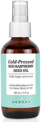 Red Raspberry Seed Oil Cold-Pressed Virgin Unrefined 4 fl oz From Locally Grown Raspberries in Pacific Northwest USA