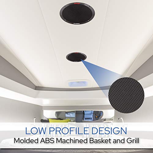 6.5 Inch Dual Marine Speakers 2 Way Waterproof and Weather Resistant