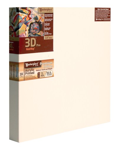 Masterpiece artist canvas 45084 3d pro 2-1/2" deep…