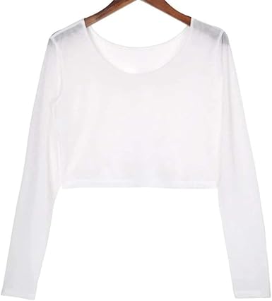 maglia bianca trasparente