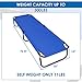 Giantex Folding Camping Cot, Collapsible Portable Foldable Bed Indoor & Outdoor Use, Ultra Lightweight, Heavy Duty Design, Military Camping Bed for Travel Hiking Fishing Hunting, Single Sleeping Bed