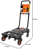 BLACK+DECKER 2-in-1 Sack Truck Trolley 55kg Hand Truck 120kg Platform view 10