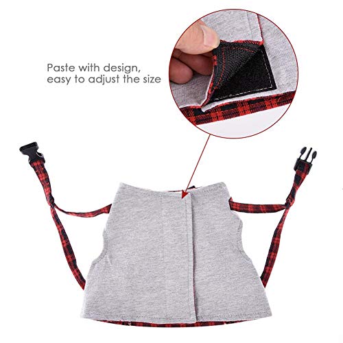 Bestmemories Dog Retractable Leads Dog Traction Rope Pet Leash Set Trendy Cat Harness for Walking Traveling Outside