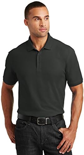 Polo Ralph Lauren Men Classic Fit Mesh Polo Shirt (Large, Black