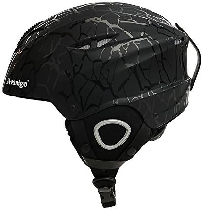 Ski Helmet With Earmuff Warm Snowboard Helmet Protective Gear