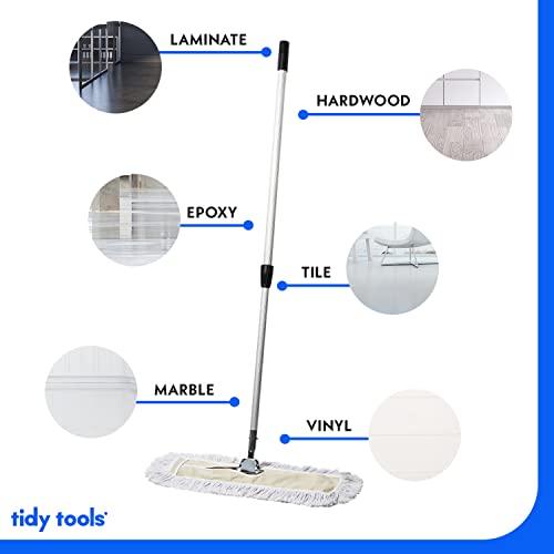 Tidy Tools Commercial Dust Mop & Floor Sweeper 36 x 5 in. Cotton