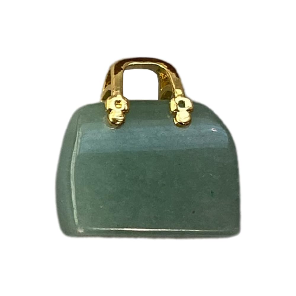 VIE Mini Crystal Handbags, 2-2.5cm, Green Aventurine