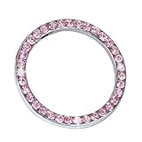 Pink New Car Interior One-Key Engine Start Stop Ignition Push Button Decorative Diamante Ring