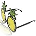 TOMOUNT Pineapple Sunglasses Hawaiian Luau Beach Summer Party