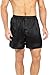 TexereSilk Men's 100% Silk Boxer Shorts (Black, Large) Luxury Underwear for Him MS6103-BLK-L