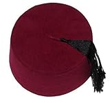 Authentic Ottoman Turkish Fez Fes Doctor Who Hat Tassel - Medium