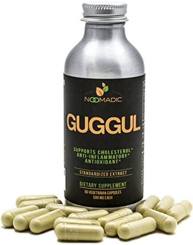 Guggul (Guggulipid) Extract Capsules, Ayurvedic Cholesterol Regulator, Acne Relief, Thyroid 10% Guggulsterones