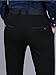 VEGORRS Men's Slim Fit Wrinkle-Free Casual Stretch Pants, Comfort Suit Pant Dress Trousers,Black Pants